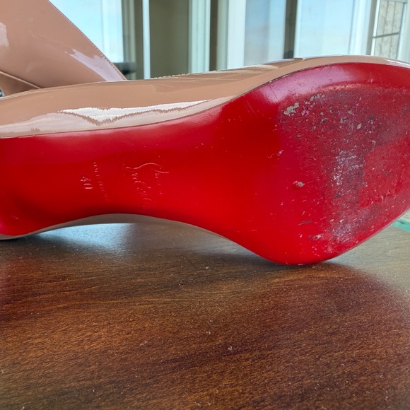 Louboutin nude patent Dolly - Picture 12 of 16